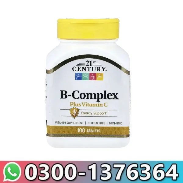 21st Century B Complex Plus Vitamin C 100 Tablets in Pakistan