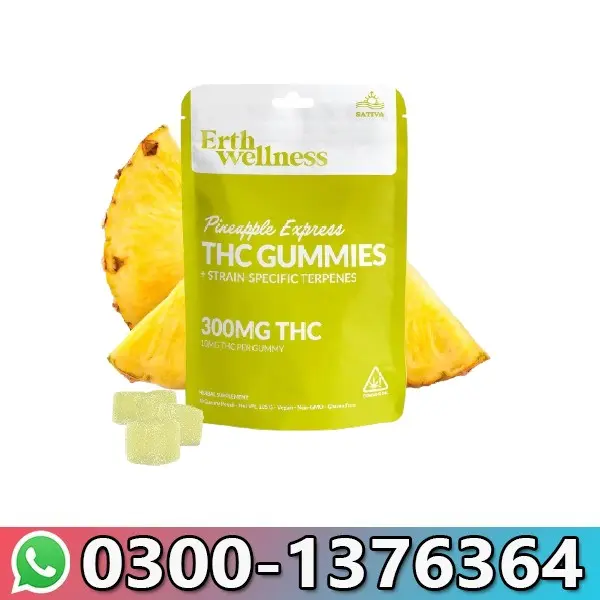 9 THC Gummies Pineapple Express Strain Specific in Pakistan