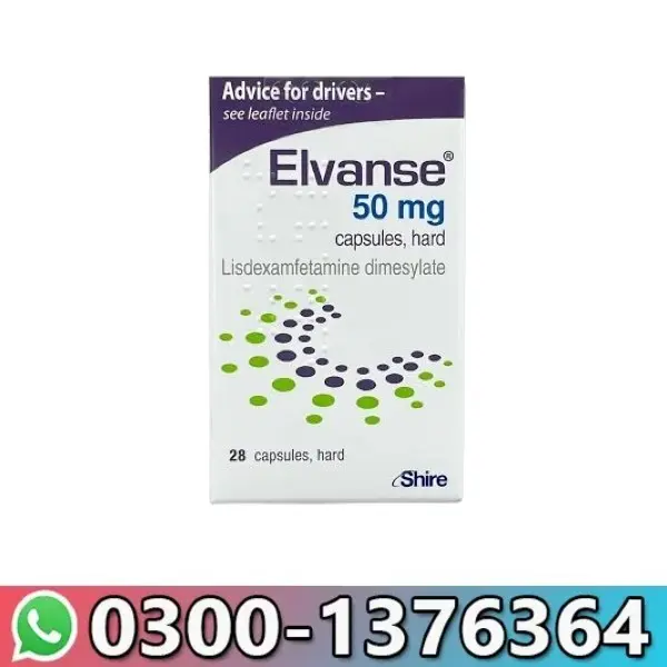 Elvanse 50mg Price in Pakistan 
