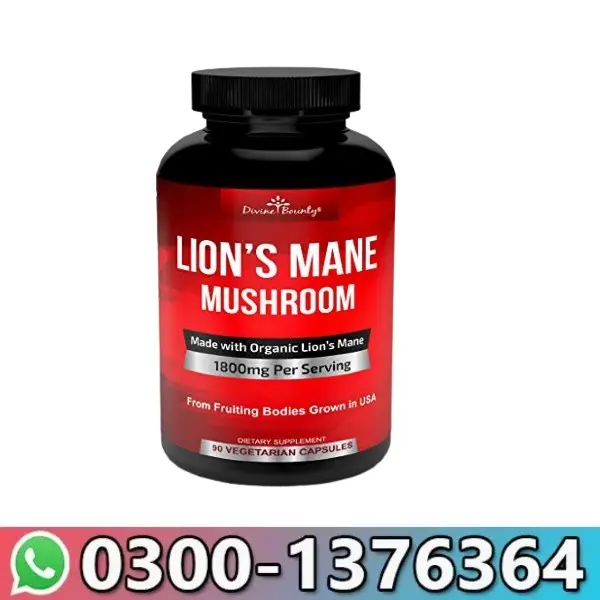 Lion’s Mane Mushroom Capsules Sale in Pakistan