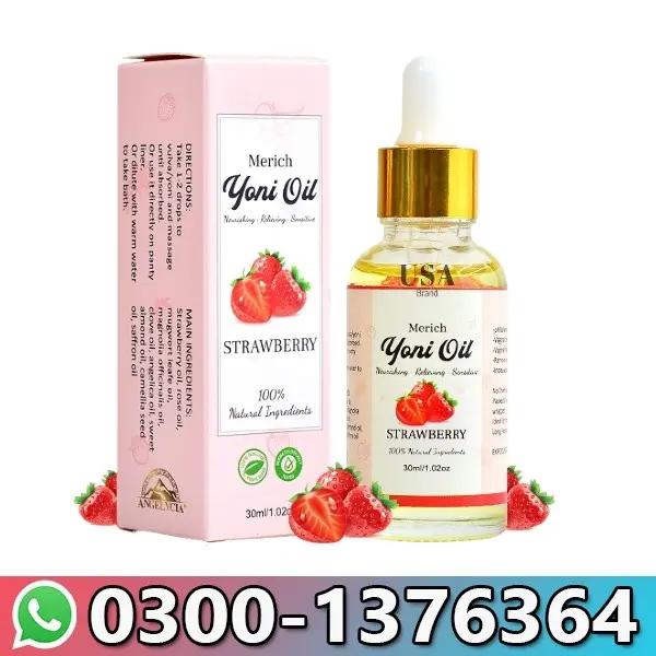 Rose & Strawberry Yoni Oil In Pakistan 