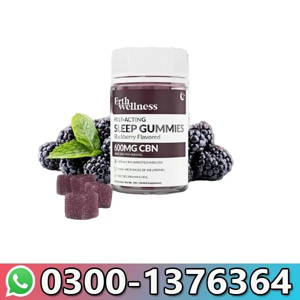 SLEEP CBN Gummies THC Free Vegan Sleepy Blackberry in Pakistan