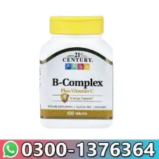 21st Century B Complex Plus Vitamin C 100 Tablets in Pakistan
