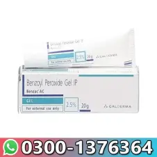 Benzac AC 2.5% Gel Price in Lahore 