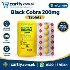 Black Cobra 200mg Tablets In Lahore