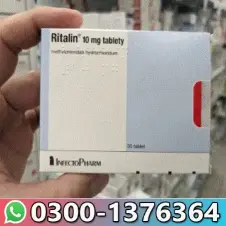 Ritalin 10mg 30’s Tablets Sale In Pakistan